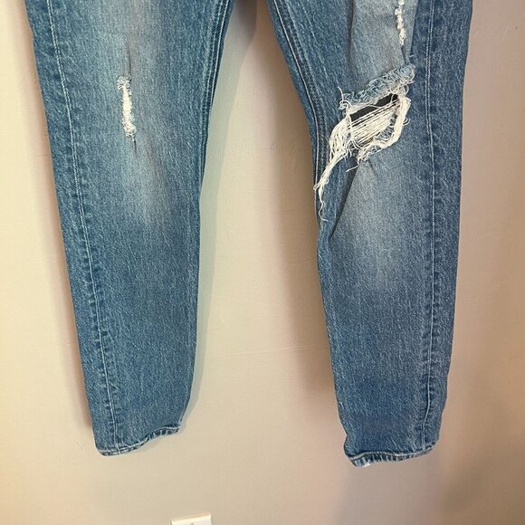 Boyish The BILLY High Waisted Rigid Skinny Jean Sz 26 in WILD TIMES Buttons Fly - Picture 4 of 11